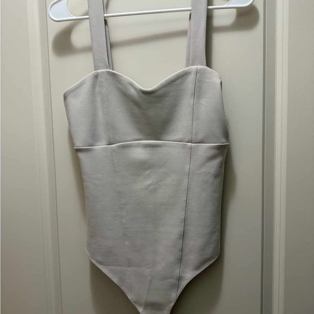 Abercrombie & Fitch Crepe Sweetheart Bodysuit – Size M